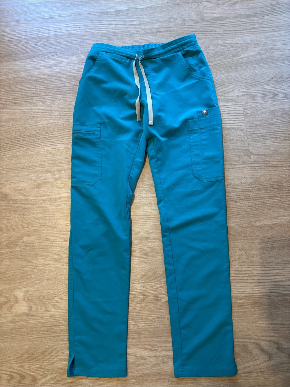 FIGS Women’s XXS Yola Skinny Scrub Pants Teal Blue PO 1484